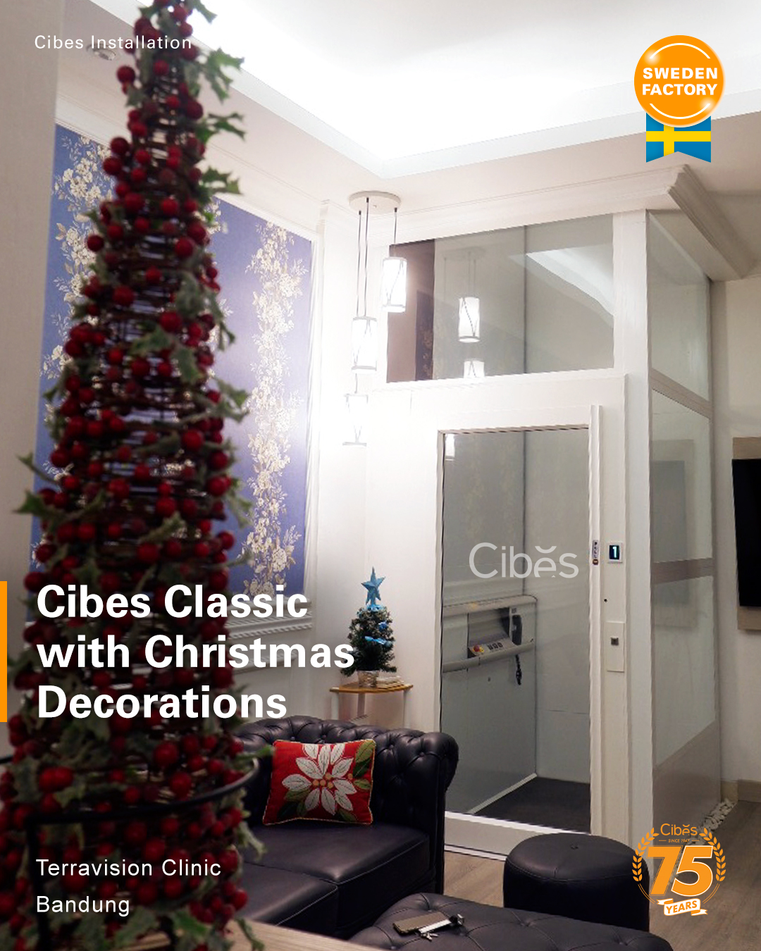 Cibes Classic with Christmas Theme Decorations